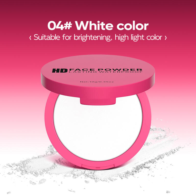 Natural Matte Pressed Powder Oil Control Brighten Whitening Face Base Foundation Compact Concealer Makeup Cosmetics