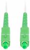 Patchcord światłowodowy Lanberg SM SC/APC-SC/APC SIMPLEX 3.0mm LSZH G657A2 10m biały