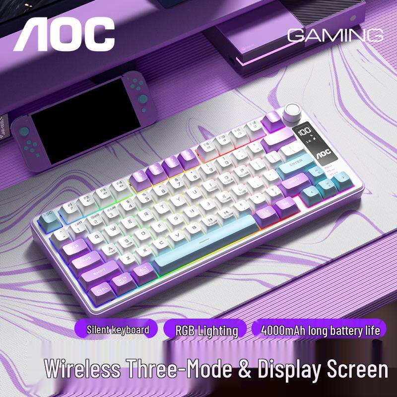 

Механічна клавіатура AOC GK300 з RGB-підсвічуванням, три режими