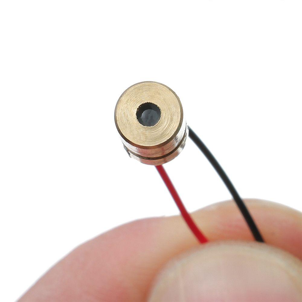 1/3/5/10Pcs Adjustable Lasers Dot Diode Module 650nm 6mm 3V Laser Diodes High Quality Line Laser Module Mini Copper Head