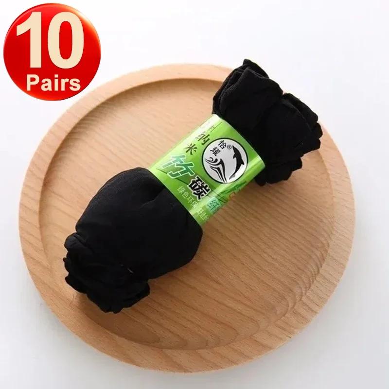 

10-50Pairs Transparent Summer Socks Ultrathin Women Nylon Ladies Female Short Ankle Meias Elastic Crystal Spring Silk Sox One Size