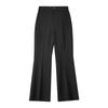 Shangdpubila Women's High-Waist Slim-Fit Flared Commuter Trousers