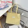 Tote Bag With Heart Pattern And Cotton Lining For Daily Use