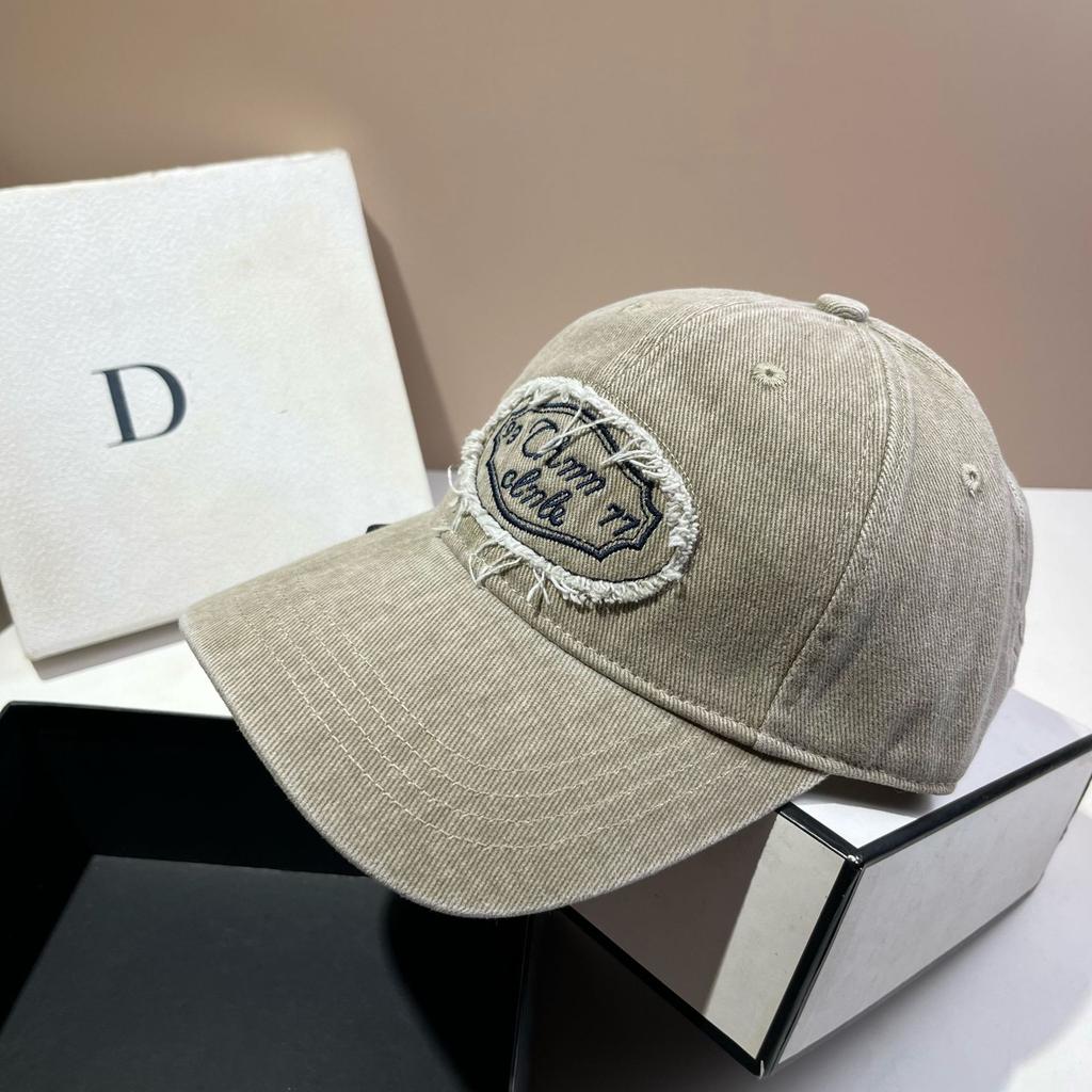Guangzhou High Quality Big Head Circumference Baseball Cap Washed Polished Cotton Patch Letter Cap Tide