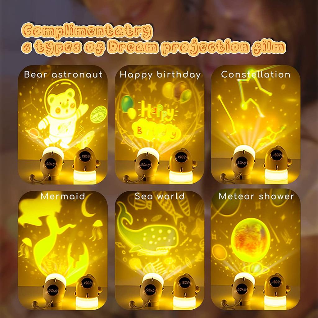 Buy Children's Night Light with Clock Star Projection Function, Baby