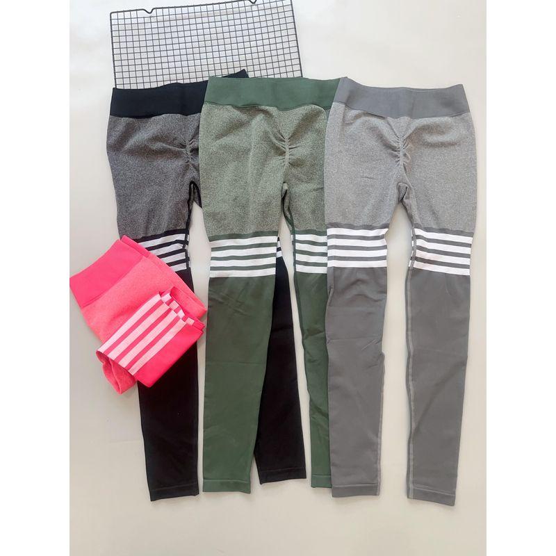 Ruched Peach Hip Fitness Pants Seamless High Elastic Sports Tights Fashion Yoga Pants Women s High Waist Hip Lift Black S