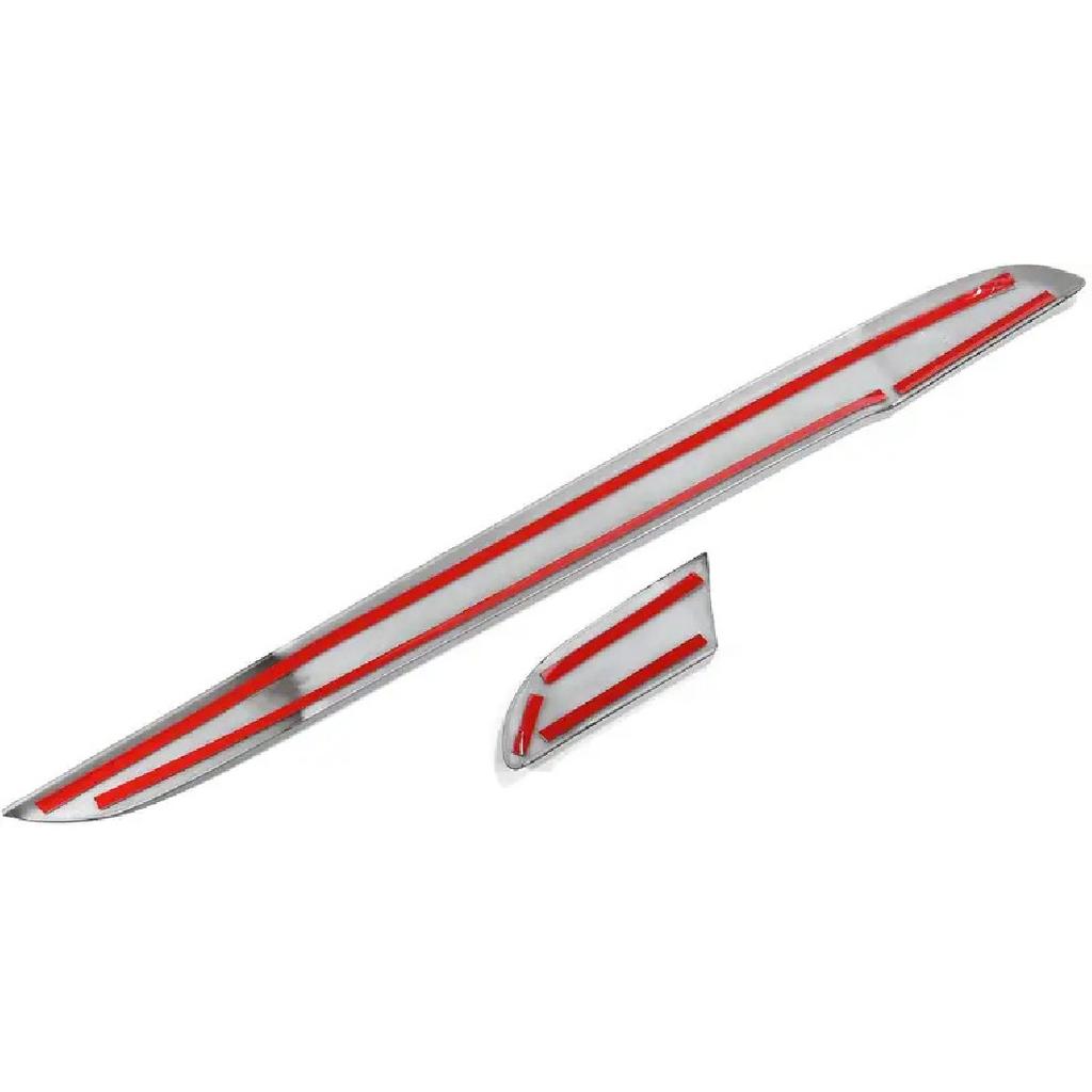 2x Peach Wood Grain / Carbon Fiber ABS Center Console Dashboard Strip Cover Trim Styling For Honda CRV CR-V 2017- RHD & LHD