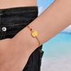Personalized Zircon Initial Charms Bracelet with Birthstone, Free Custom Engrave Name Bracelet, Birthday Jewelry For Women