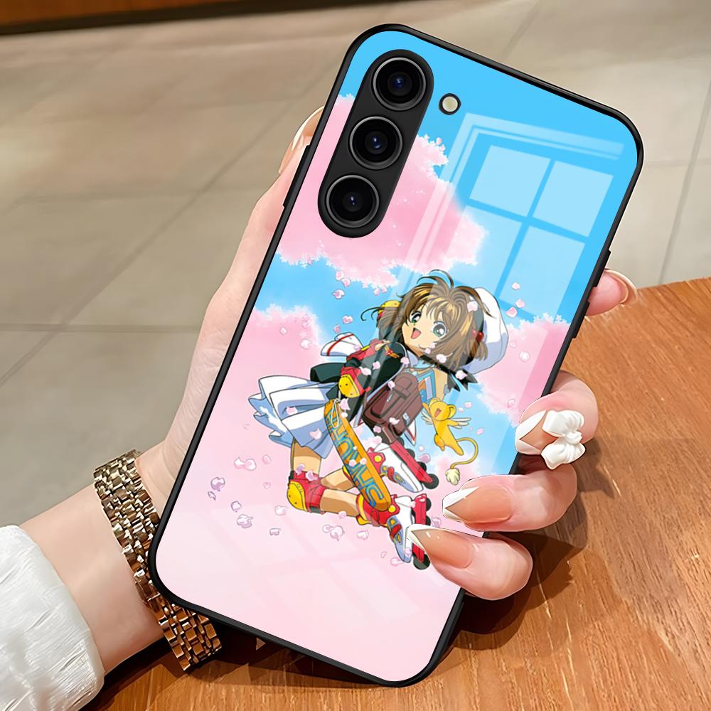 Cardcaptor Sakura Phone Case For Samsung S26 S25 Edge Ultra S23 S22 S21 S20 Ultra Plus S24 Fe A54 A53 A25 Glass Cover