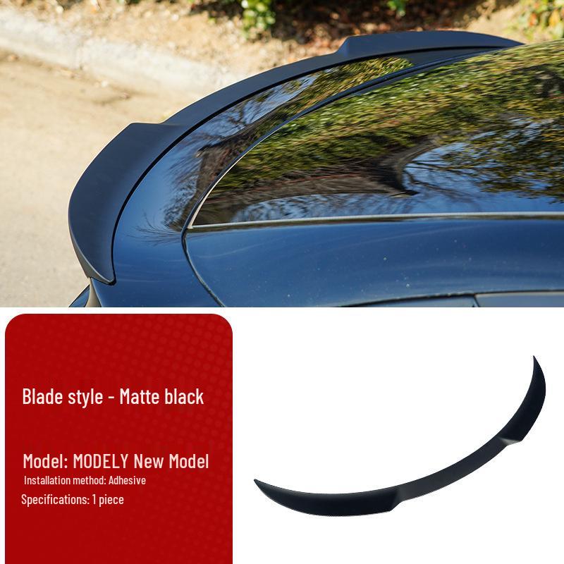 Compatible Rear Spoiler Wing for 2025 Tesla Model Y - Performance Modification