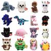 25cm Ty Beanie Glitter Big Eyes Bat Dart Owl Austin Sealion Wiggy Unicorn Pixy Kawaii Animal Plush Toys Christmas Children Gift