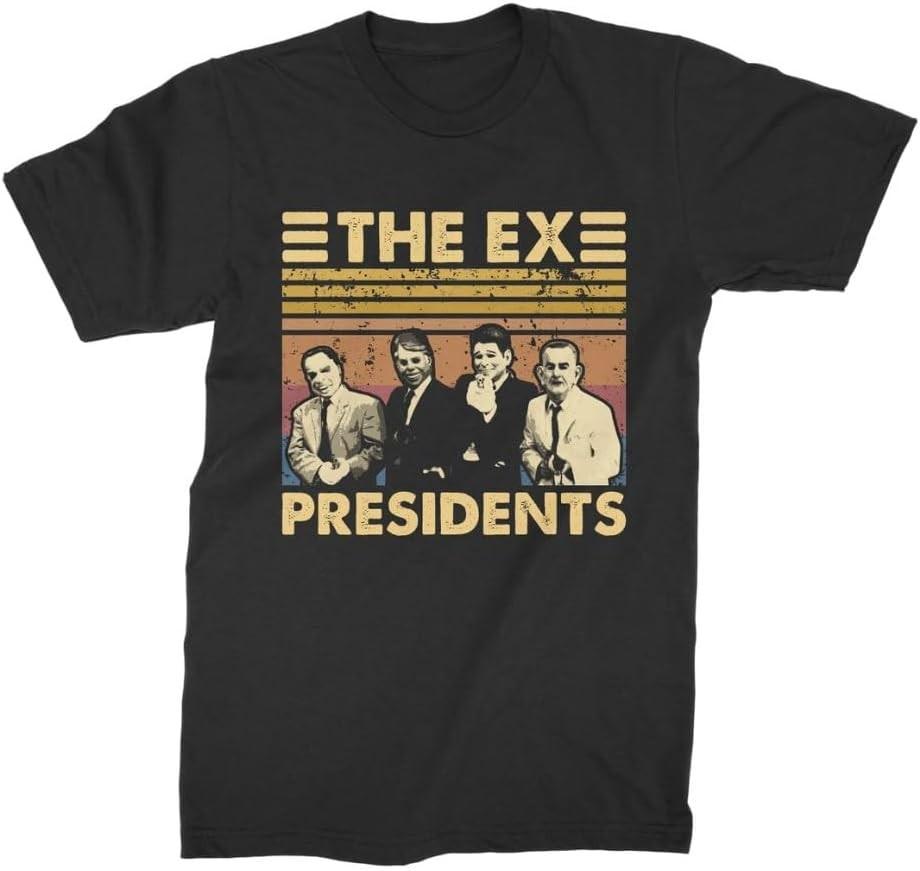 The Ex-Presidents Vintage T Shirt Black Unisex T-Shirt M