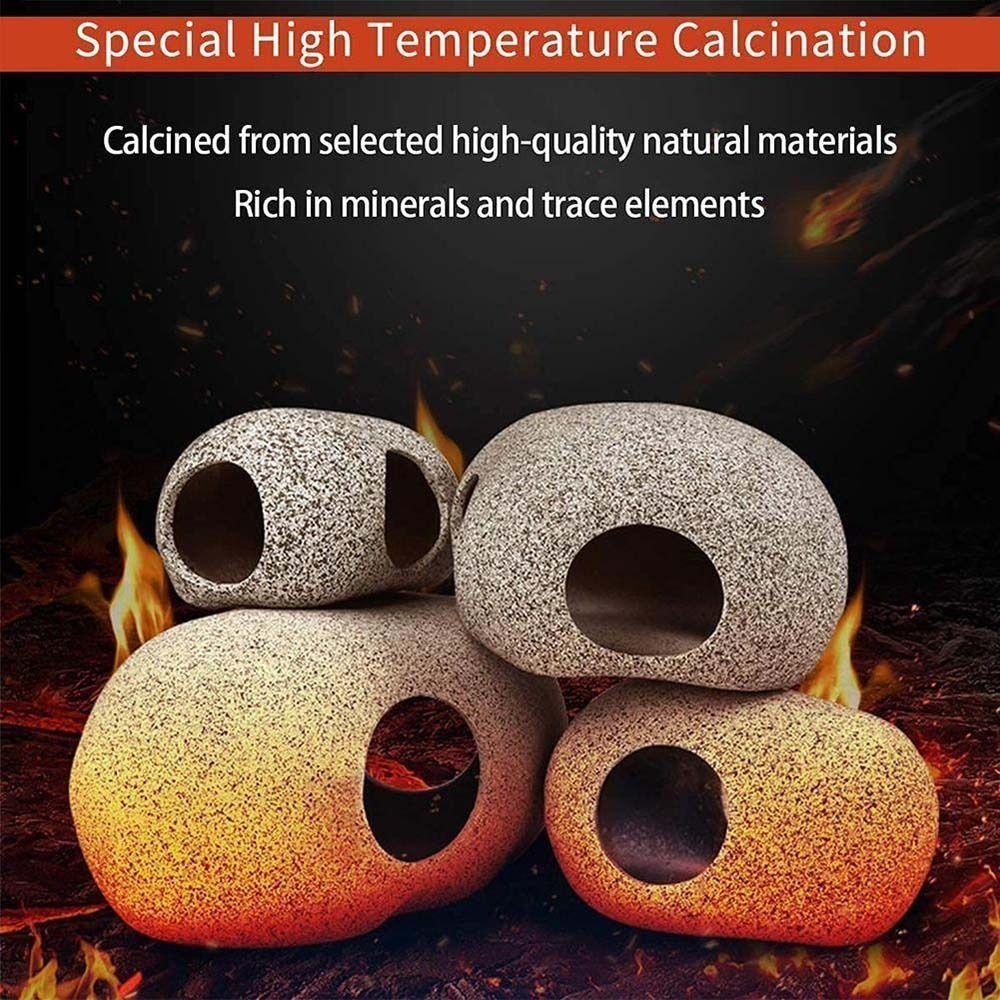 Aquarium Shelter For Fish Shrimp Hiding Stone Fish Tank Decoration Rock House Fish Tank Cave