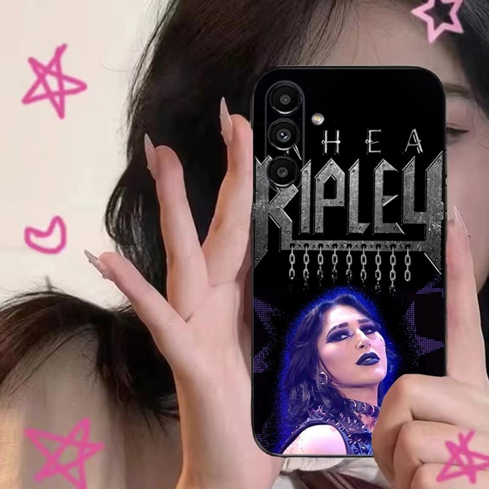 Rhea Ripley Phone Case For Samsung S24,S21,S22,S23,S30,Ultra,S20,Plus,Fe,Lite,Note,10,9,5G Black Soft Cover