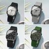 Men's Fashion Quartz Watch with A Square Dial and Silicone Strap, An Ideal Gift Suitable for Both Business and Leisure Occasions