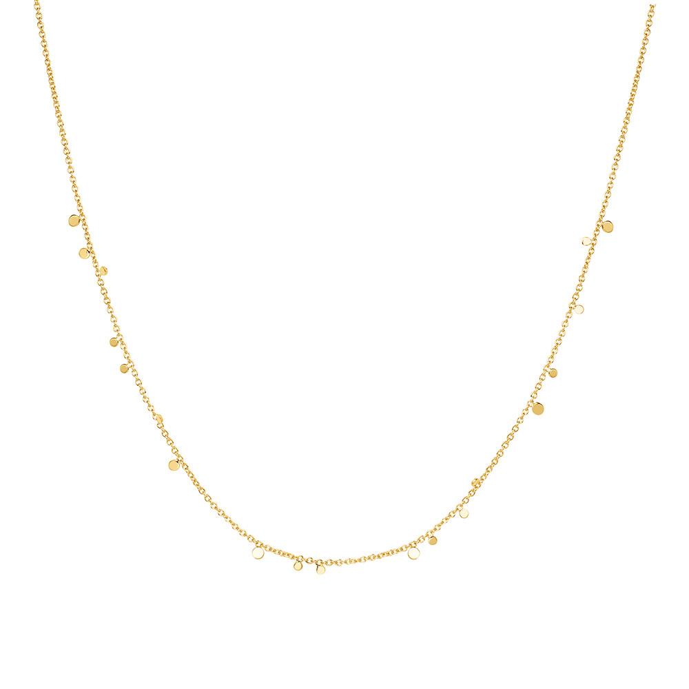 Ania Haie Mini Dist Drop Stacking 925 Silver Necklace N063-02G