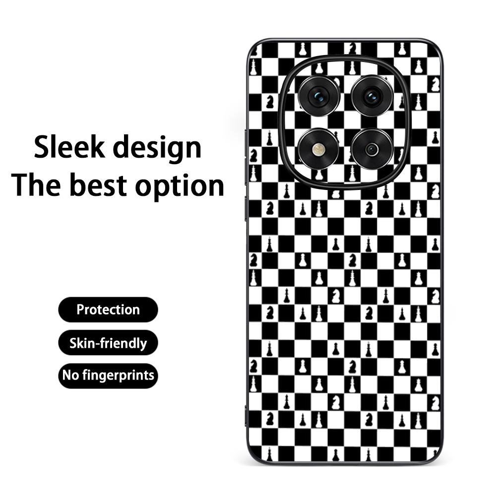 Stylish Chess retro simple design Phone Case For Redmi Note 14 13 12 11 Pro Plus S 5G 14C A3 Soft Black Phone Cover