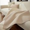 Waterproof Simple Solid Color Sofa Seat Cushion Household Non-Slip Living Room Pillow Cover Washable Removable Protector Items