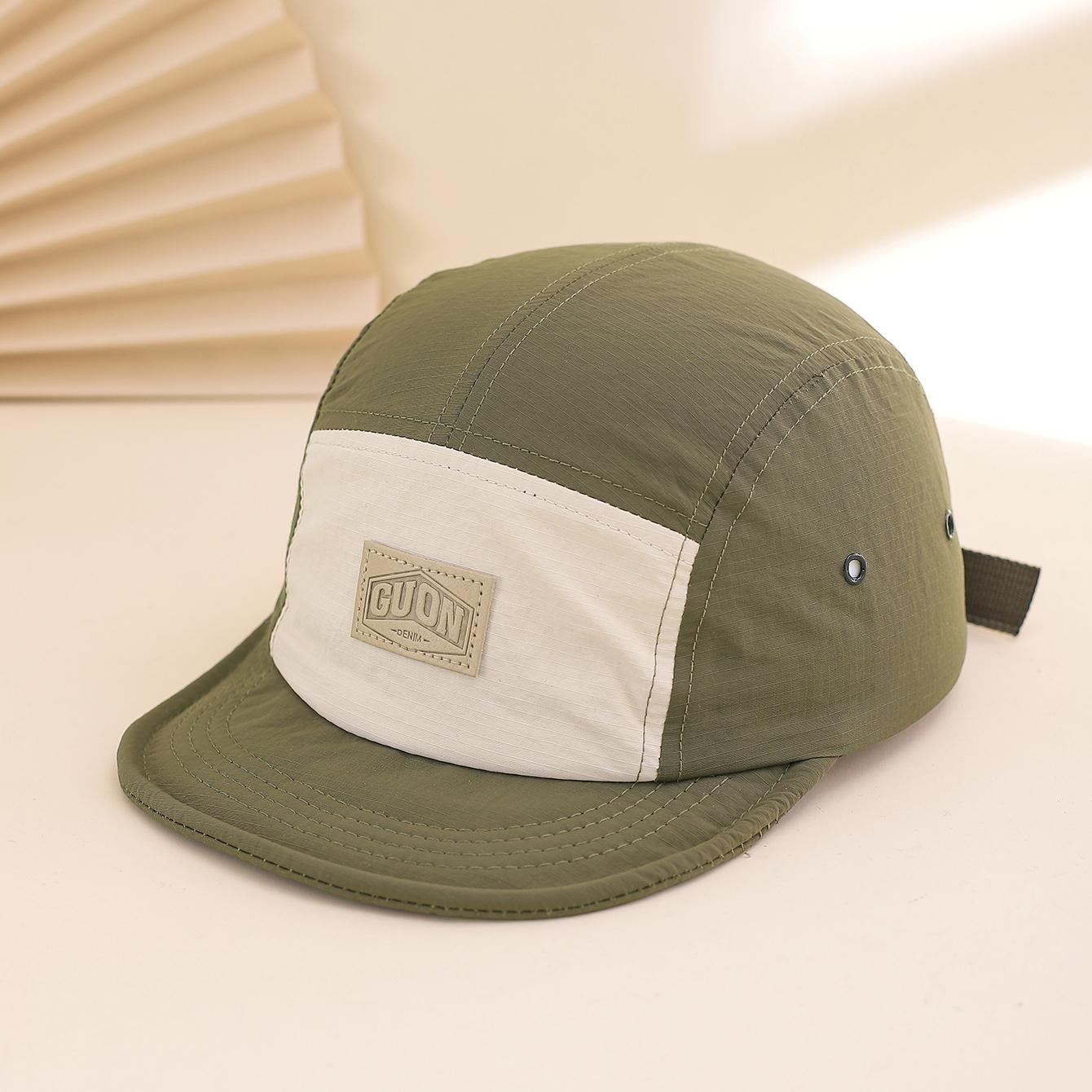 

Color-blocked hip-hop cap, sunshade, quick-drying casual baseball cap, outdoor sports, mountain climbing and outings One Size