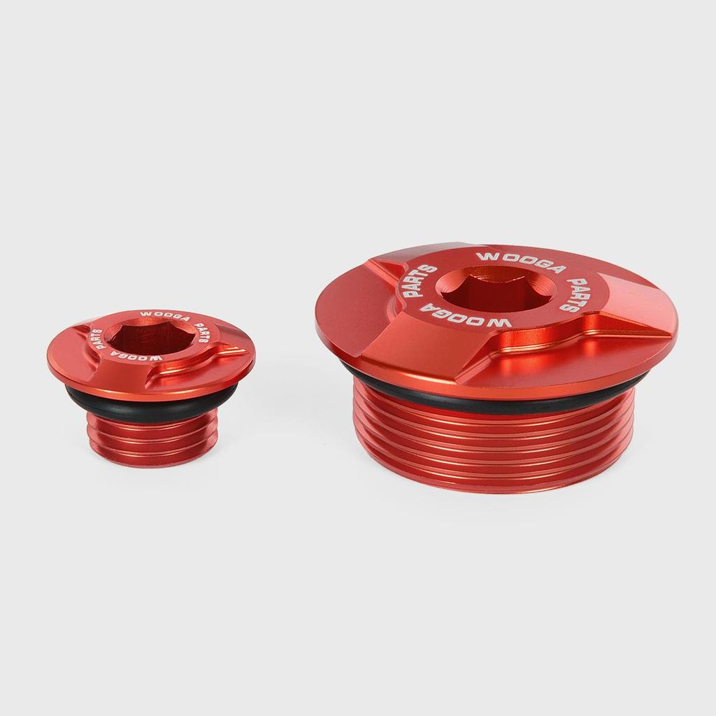 WOOGA Aluminum Motorcycle Engine Oil Plug Screw Cover Applicable Vehicles