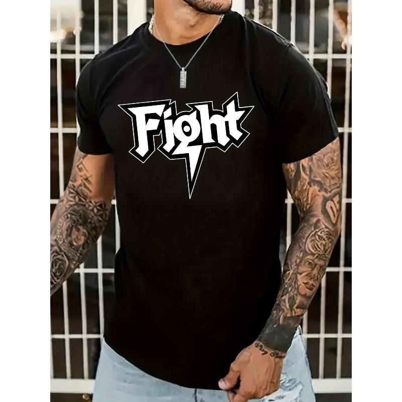

European Size Men s Fashion Casual Printed Short Sleeve 4XL чорний