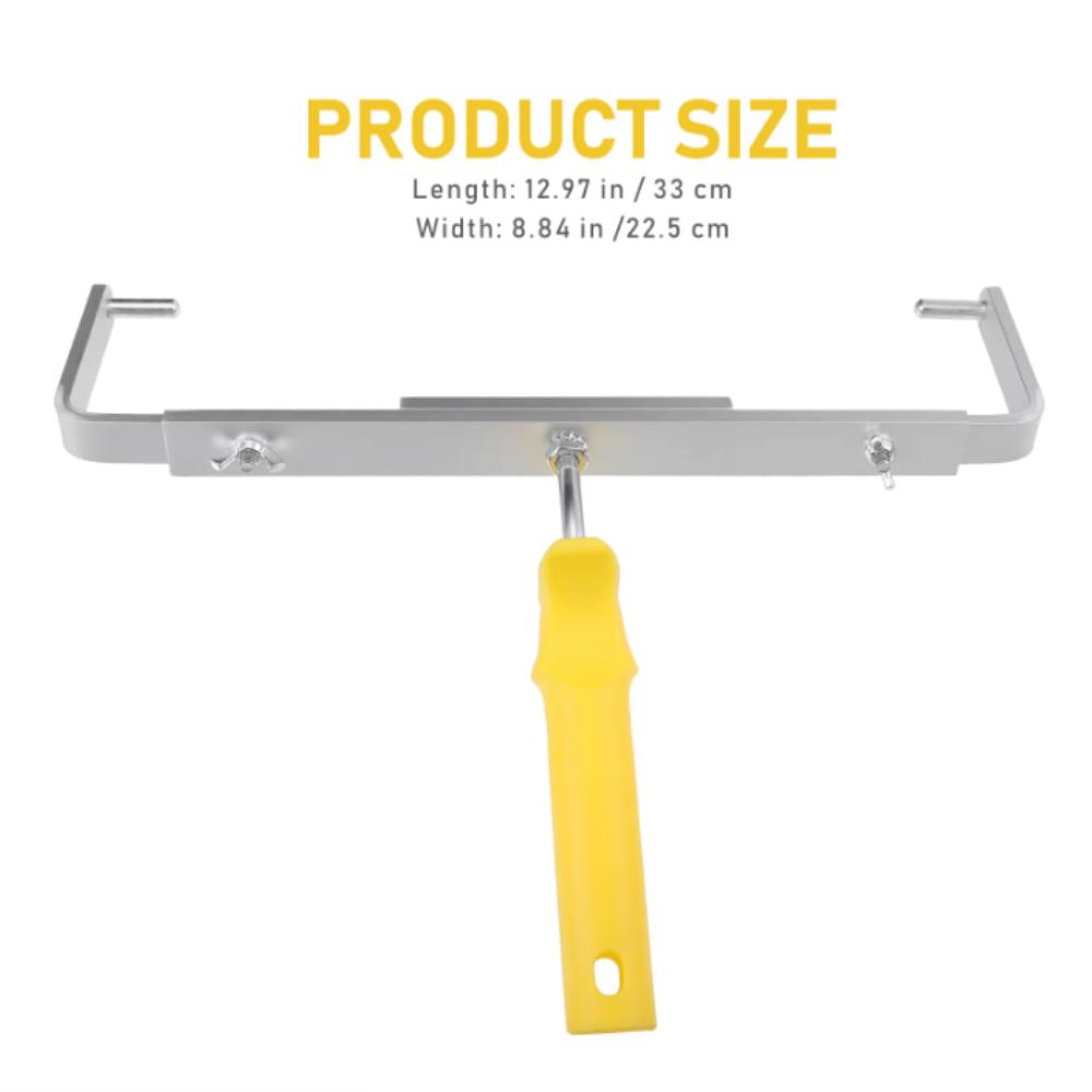 Aluminum Zinc Zinc Alloy Roller Brush Rack Retractable Aluminum Zinc Zinc Alloy Stand Professional Painting жёлтый
