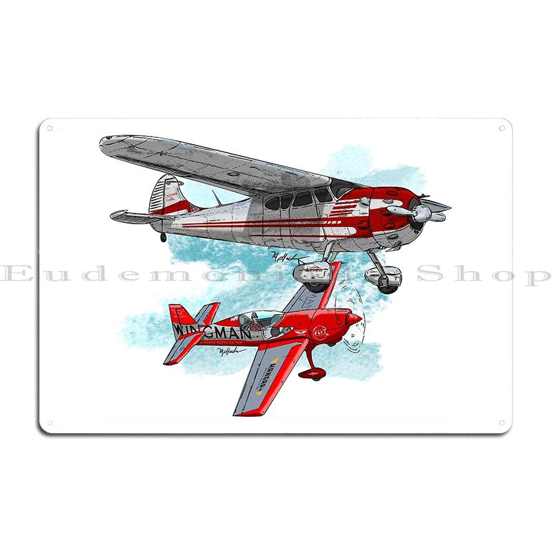 Cessna 172 Skyhawk Cirrus SR22 Cessna 182 Skylane "Since 1956" Vintage Retro Design Metal Cave Vintage Plates Tin Sign Posters