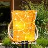 1PC Orange slicesOutdoor Flannel Blanket - Soft Plush Decor for Picnics, Camping, Bedroom, Playroom, Office, or Lunch Break 1339A