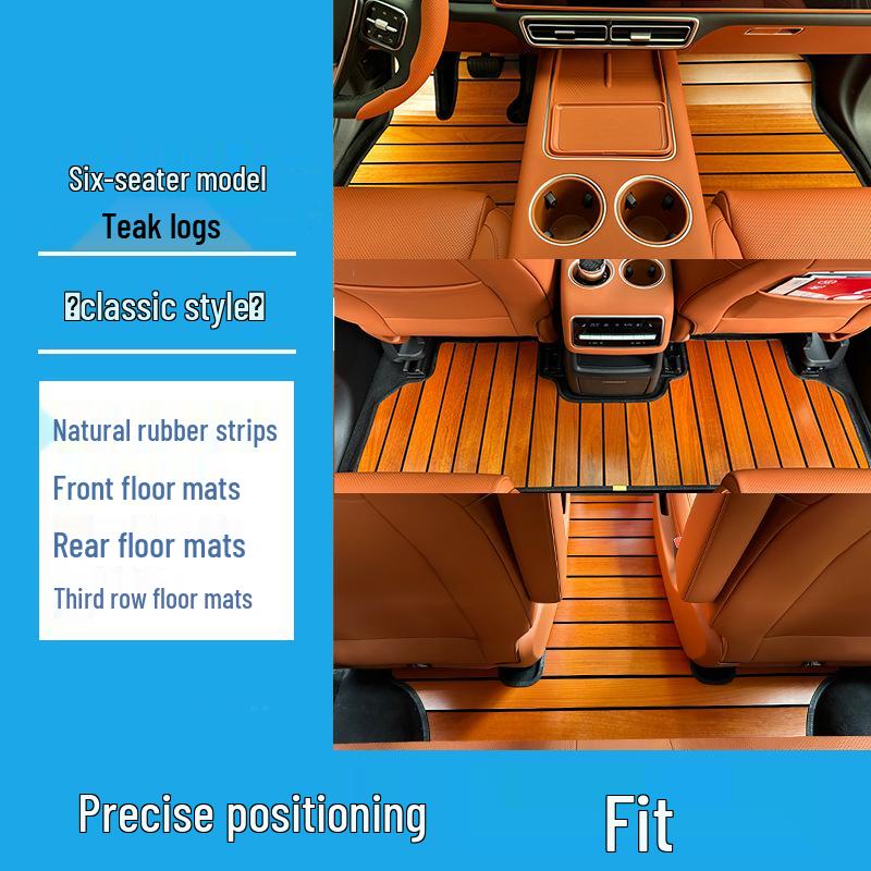 Ideal L8/L7/L6/L9 Solid Wood Floor Mat Pad for Cars