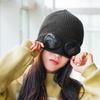 Unisex Knit Goggle Beanie Hat for Winter, Keeping You Warm and Protected.