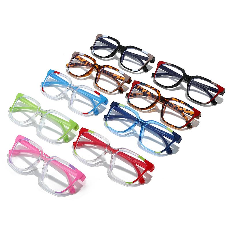 New Multi-Color Fashion Square Glasses Unisex Anti-Blue Light Eyewear