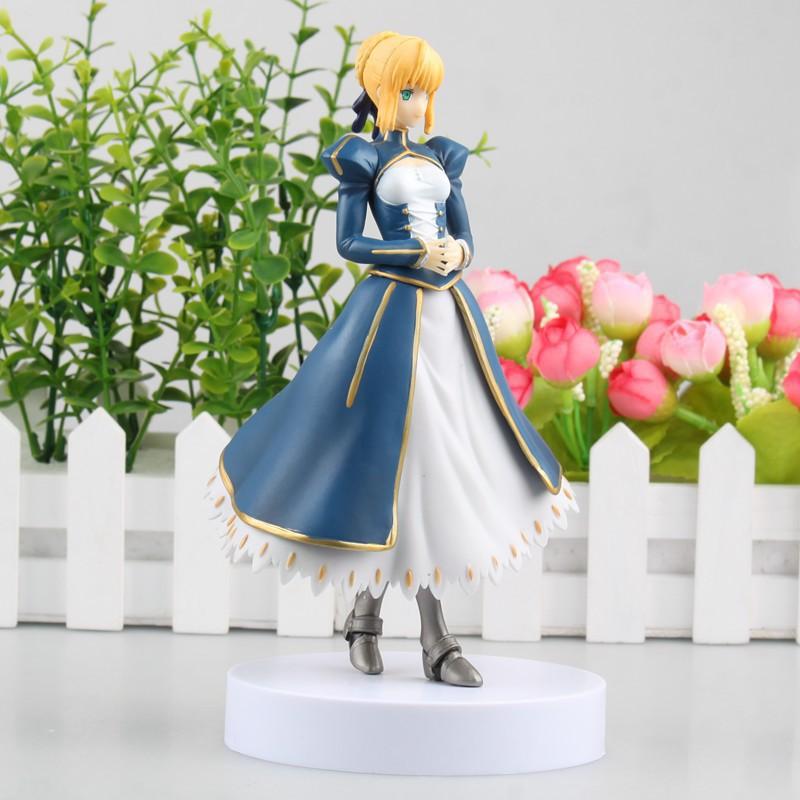 19CM Anime Fate/Stay Night Altria Pendragon Model 1/7 Dress Model Toy Gift Collection Action Figure PVC Perfect Gift
