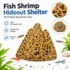Hollow Fish Shrimp Breeding Cave Mountain Shape Shelter for Small Fish Shrimp Aquarium Ornament