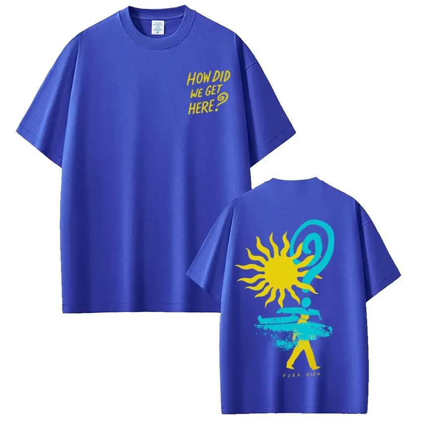 Sommer Mode T-Shirt Sänger Louis Tomlinson How Did I Get Here Tour 2026 Aufdruck T-Shirt Herren Damen Hip-hop T-Shirt Kurzärmelig Baumwolle Lässig T-Shirts