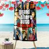 Urban Chaos Crime beach towel beach Outdoor camping swim Absorbent bath towel Outdoor pool towel Outdoor picnic beach mat beach printing Comfort