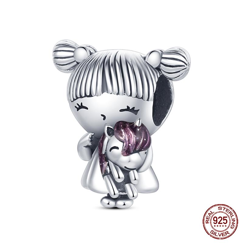 New In Real Copper Boys And Girls Bicycle Charms Beads Fit Qikaola Original Bracelets Fine Diy Jewelry Making