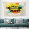 Fitness Tapestry Lifting Dumbbell Tapestry Workout Vintage Design Tapestries Wall Hanging for Bedroom Living Room Decoration