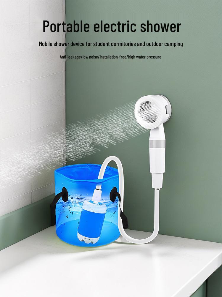 Portable Wireless Rechargeable Shower for Camping and Construction Sites