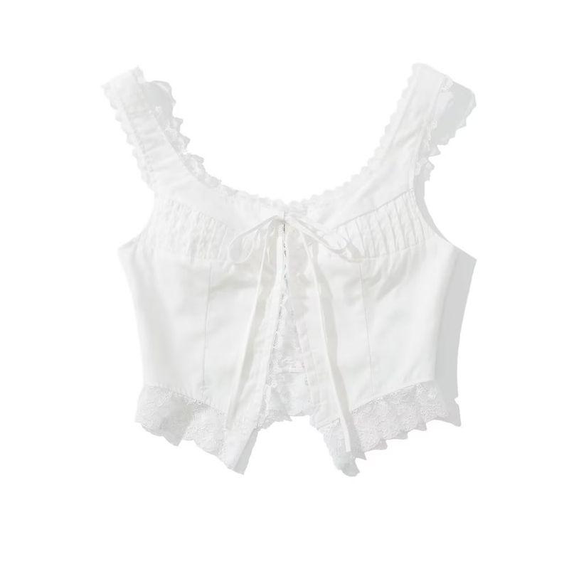 Kaslead Chest Lace-up Silm Wild Vest