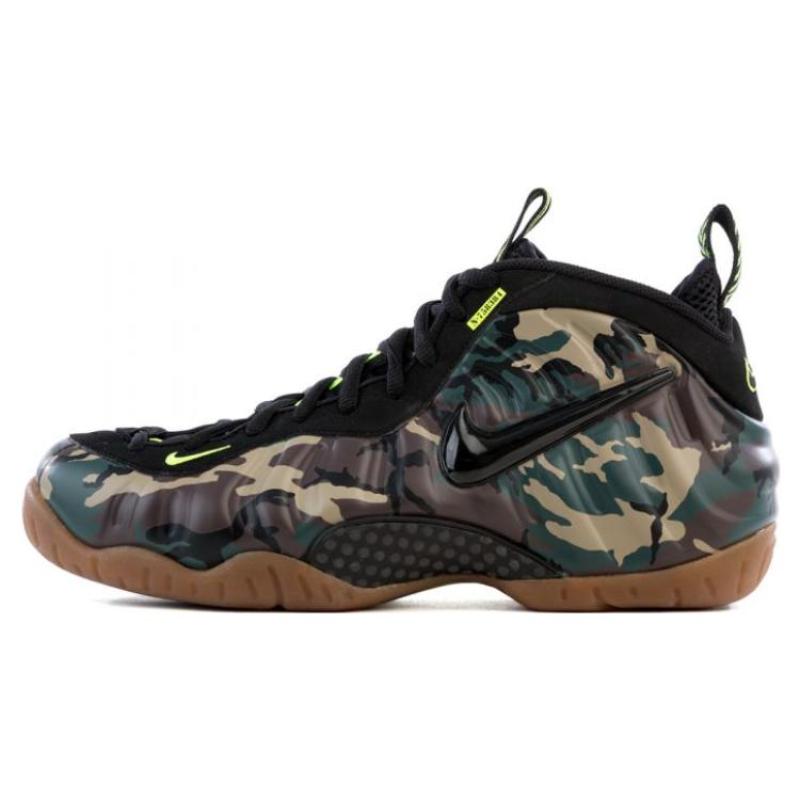 Nike Air Foamposite Pro Army Camo Sneakers Casual Shoes 587547-300