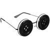 Horror Button Eyes Cosplay Glasses Props Coraline Button Glasses Party Glasses Necklace Hairpin Set Fairy Tale Halloween party
