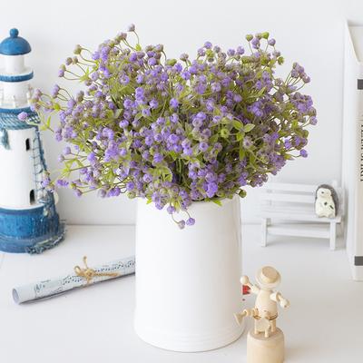 36cm 5 Forks Babysbreath  Artificial Flowers Plastic Gypsophila DIY Floral Bouquets Arrangement for Wedding Home Decoration
