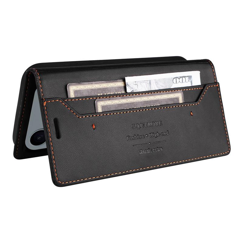 Magnetic Wallet Anti-theft Leather Case For 2025 17 Air iPhone 17 16E 16 15 14 Plus 13 Pro Max Card Holder Phone Book Flip Cover