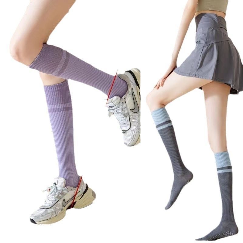 Yoga Socks Women's Calf Socks Tennis Socks Non-slip Professional Sports Muscle Golf Pilates Jumping Exercise Cycling Stockings