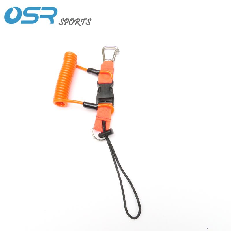 Mishit 316 TPU Waterproof Case with Anti-Lose Rope Lanyard Spring Camera for Diving Diving Equipment Accessory Free size оранжевый