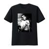 Vintage Monochrome Punk Rock Vocalist Mic Print Streetwear Casual T Shirt Vintage Stylish Slightly Graphic Fashion