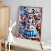 Disney 5D DIY Diamond Painting Alice in Wonderland Group Portrait Illustration Embroidered Mosaic Cross Stitch Home Decor Gifts Crafts