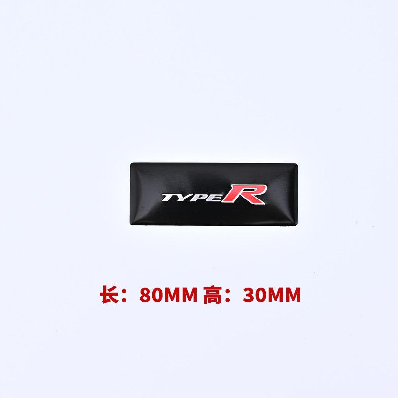 

Honda Aluminum Car Body Fender Trunk Decal Badge for Civic FIT Accord CRV CRZ CRX HRV Odyssey City B-Series D-Series H-Series Rs