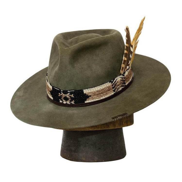 Hot-selling manufacturers fashion wool hat, solid color felt hat, feather decorative felt top hat