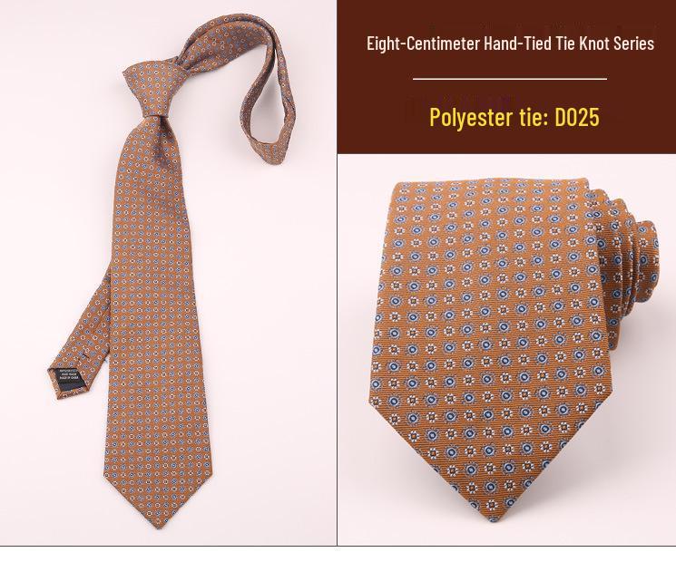 8cm Men s Formal Striped Plaid Tie for Business, Wedding, or Professional Wear - Black or Red, Korean Style 025